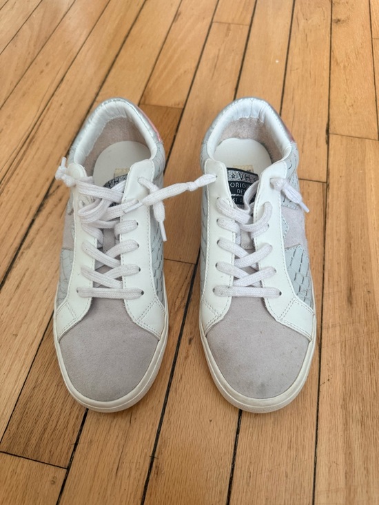 Vintage Havana Shoes - Vintage Havana Women’s Croco-Embossed Superstar Leather Sneakers
